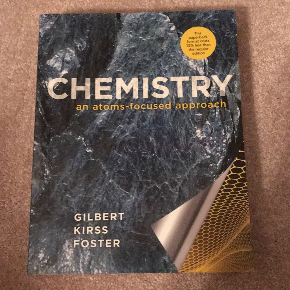 Chemistry: an atoms-focused approach